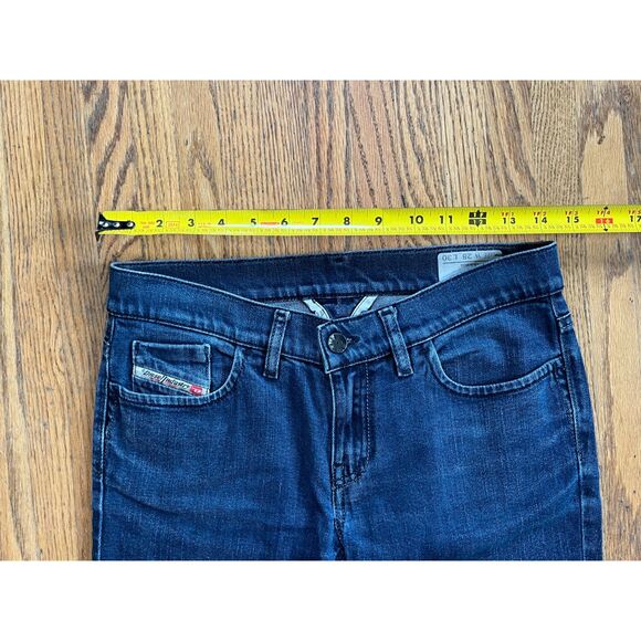 DIESEL LIV Blue Denim Jeans Pants Women's Size 28 - Picture 7 of 10